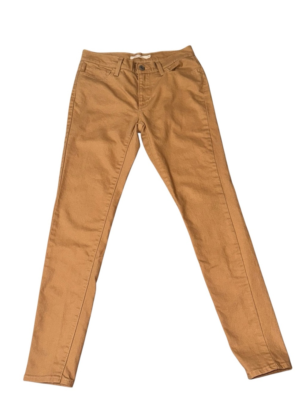 Levi's Women's 5-Pocket Denim Jeans 710 Super Skinny Fit Khaki Classic Stretch